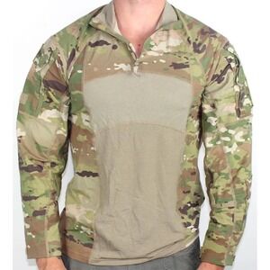 Advanced combat shirt‎ flame resistant camo quarter zip small army combat